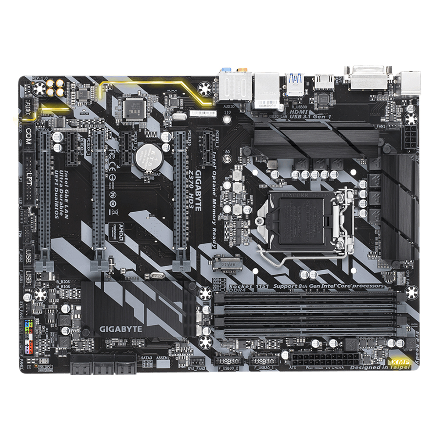 Bo Mạch Chủ Mainboard GIGABYTE Z370-HD3 (SK1151) - Hàng Chính Hãng