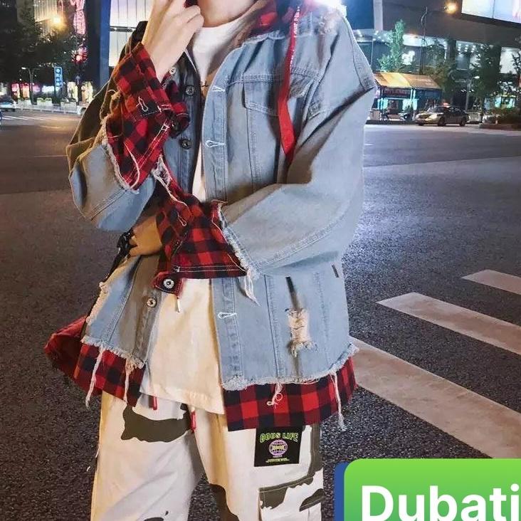 ÁO KHOÁC JEAN NAM NỮ CHẤT BÒ NÓN VẢI NỈ CAO CẤP PHONG CÁCH UNISEX NHẬT BẢN - DUBATI FASHION