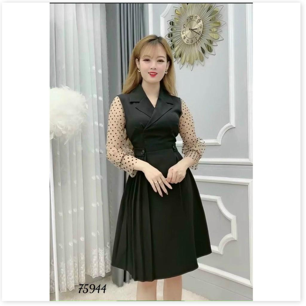 ĐẦM TAY DÀI,CHẤT LIỆU VÃI THOÁNG MÁT