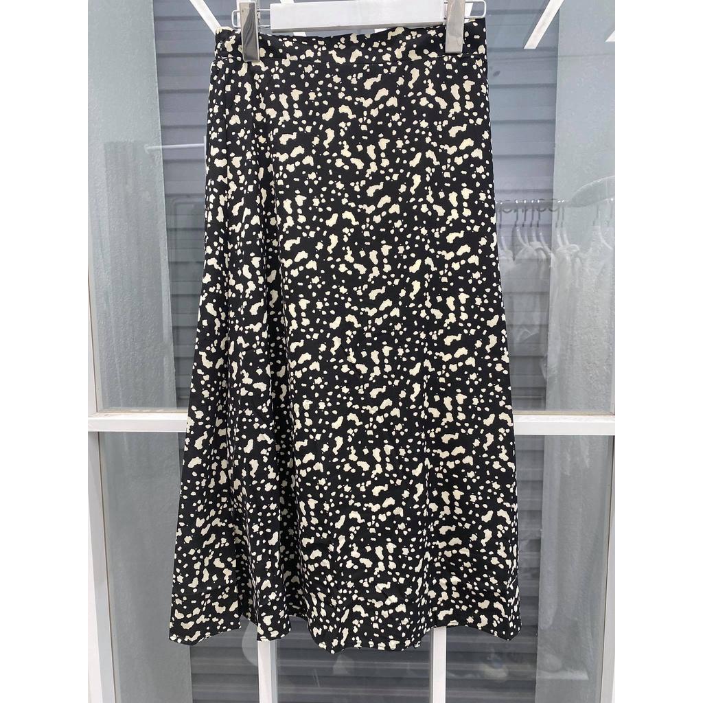 Váy hoa dài suông mát mùa hè