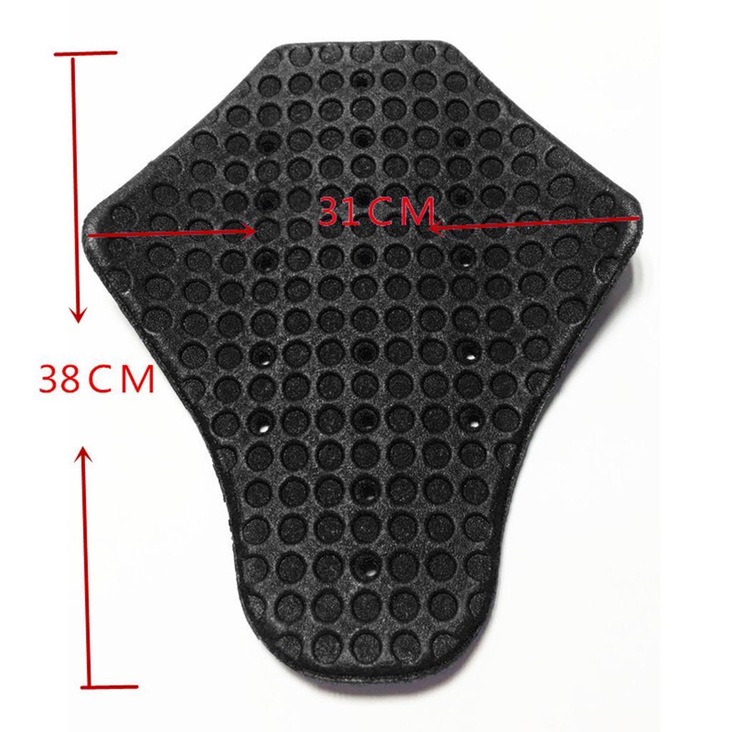 Durable Adults Unisex Anti-Shock Back  Pads  ATV Racing Black