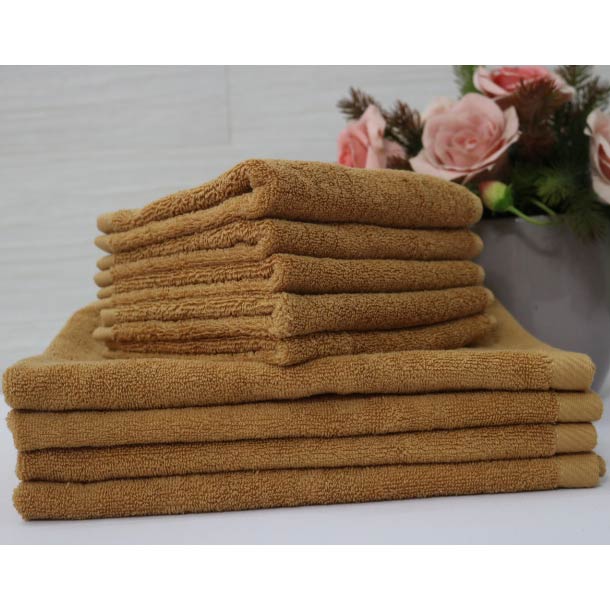 Combo 5 Khăn Làm Nail Cotton Nam Phong 40*60cm - màu Nâu Nhạt