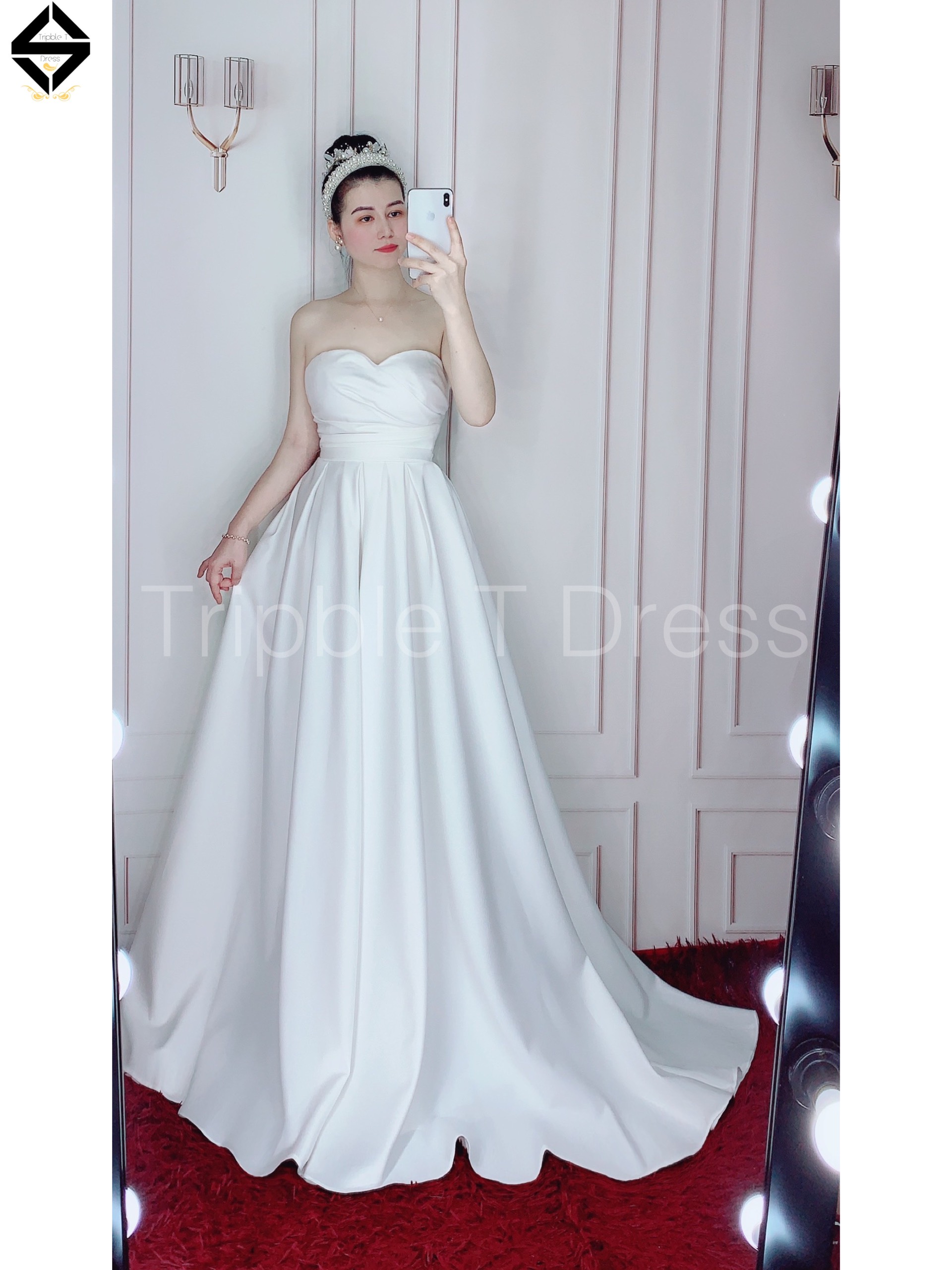 Đâm maxi mặc dâu cưới dự tiệc được 3 - 4 kiểu TRIPBLE T DRESS - size S/M/L -MS171Y