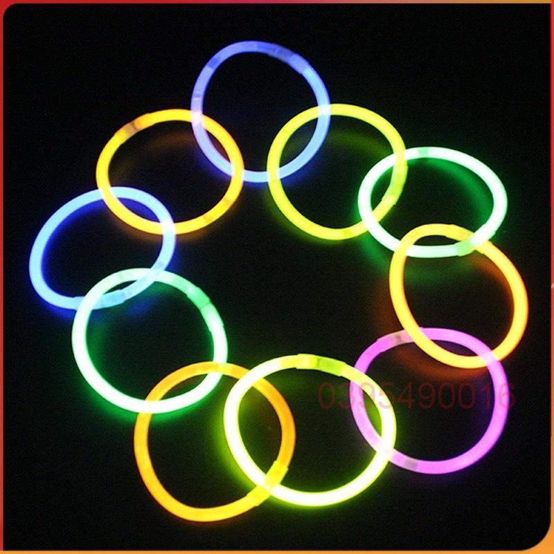 Hộp 50 Que phát sáng dạ quang đủ màu sặc sỡ, lightstick  Mềm dẻo, dễ uốn