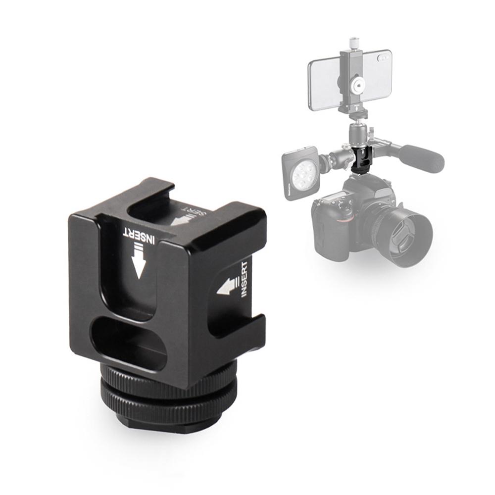 Bộ chuyển đổi giá đỡ máy ảnh bằng hợp kim nhôm đa năng với 4 giá gắn 1/4 inch