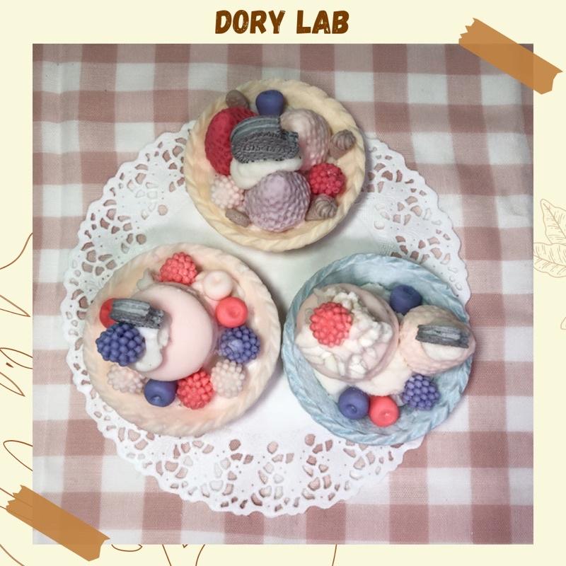 Nến Thơm Handmade Bánh Trứng Trái Cây - Dory Lab