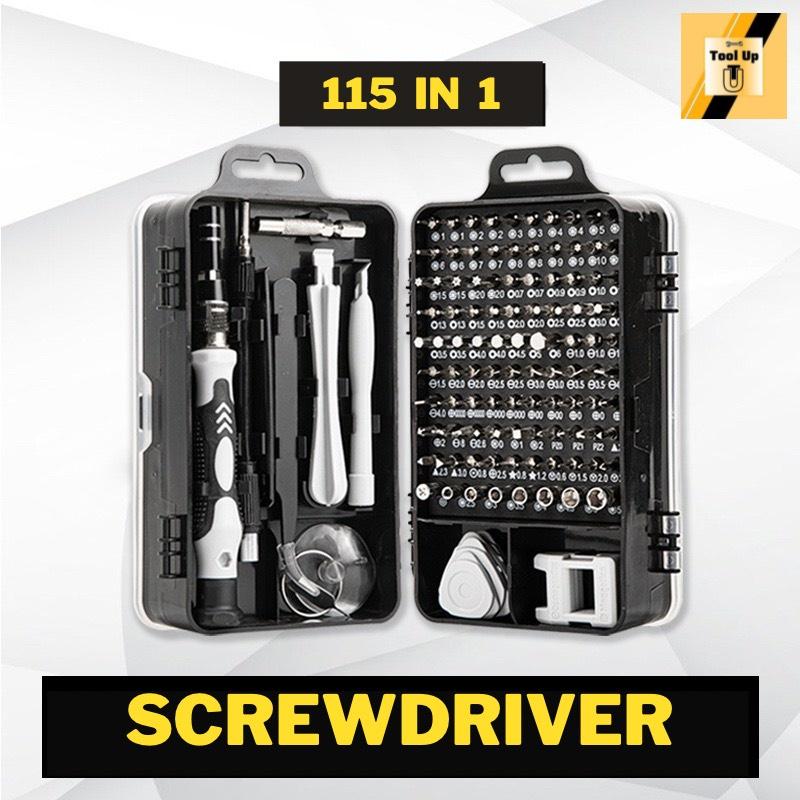 (SCREWDRIVER)Bộ Tua Vít Đa Năng 115 Trong 1 Sữa Chữa Điện Thoại Máy Tính, LapTop Chất Lượng Cao