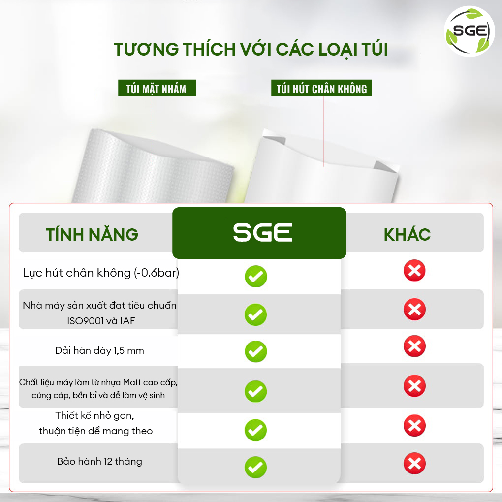 Máy hút chân không cầm tay Spring Green Evolution VC01 NEW - Hàng chính hãng