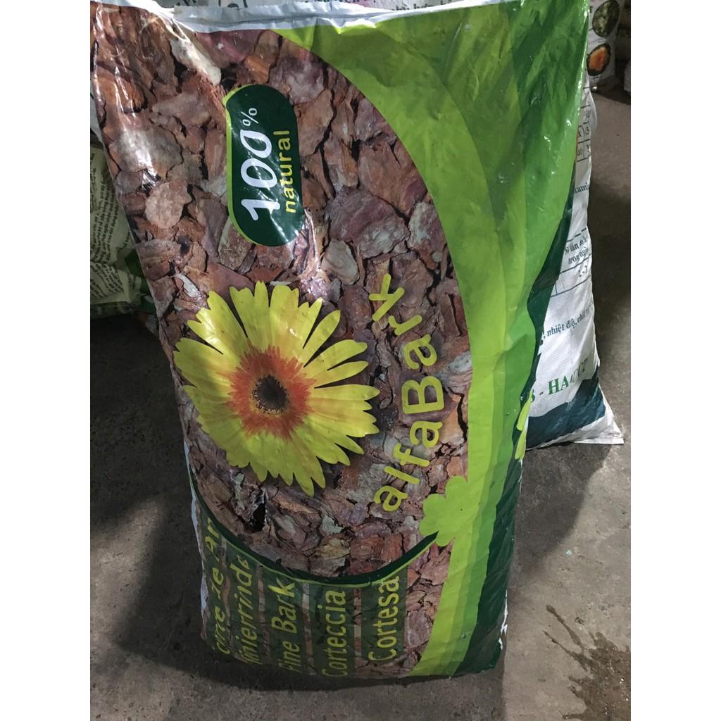 VỎ THÔNG Nhập Khẩu ALFABARK Bồ Đào Nha- chiết lẻ 01 kg size 12-18 mm