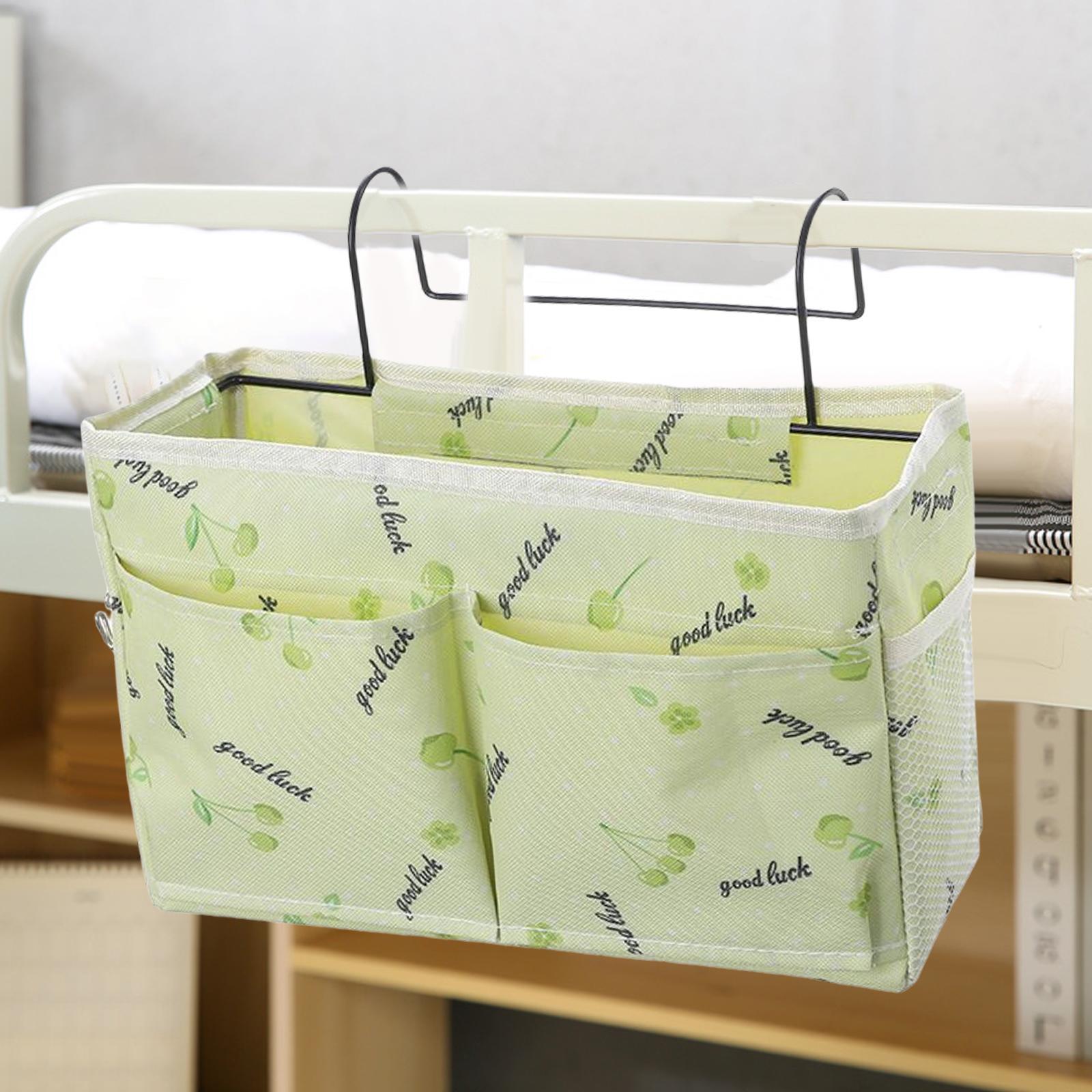 Bedside Caddy-Sundries Bag Hanging Bunk Bed Storage Organizer, Bedside Pocket Storage Bag for Mobile