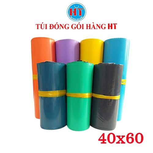 Túi đóng hàng, túi gói hàng niêm phong tự dính HT kích thước 40x60cm, cuộn 100 túi