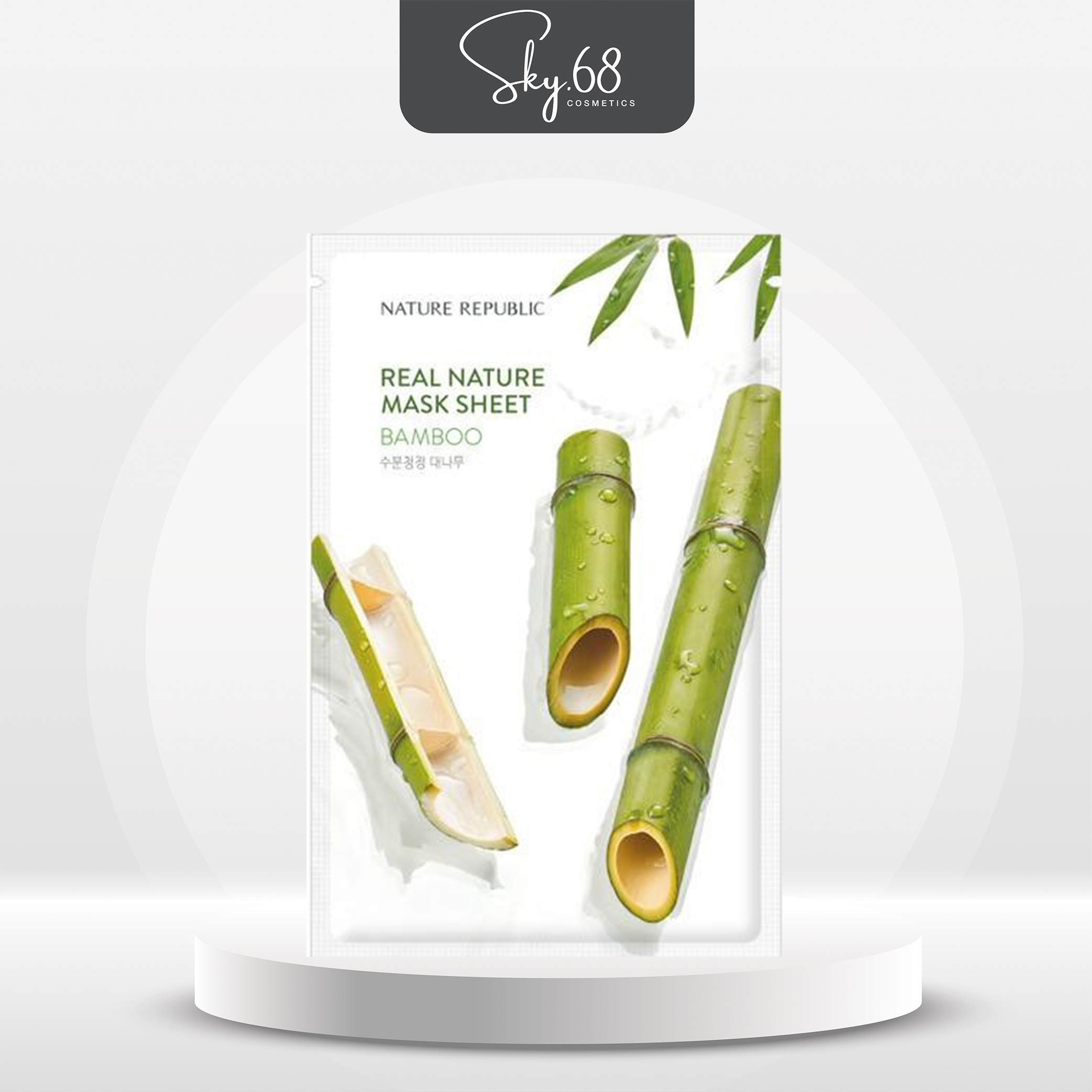 Mặt Nạ Giấy Cấp Ẩm Và Tăng Sức Sống Cho Làn Da Nature Republic Real Nature Mask Sheet 23ml - Bamboo