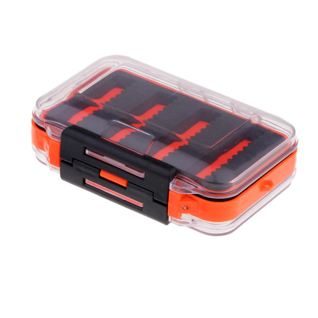 Double Sided Fly Fly Box Slit Bọt Fly Fishing Hook Jigs Storage Case