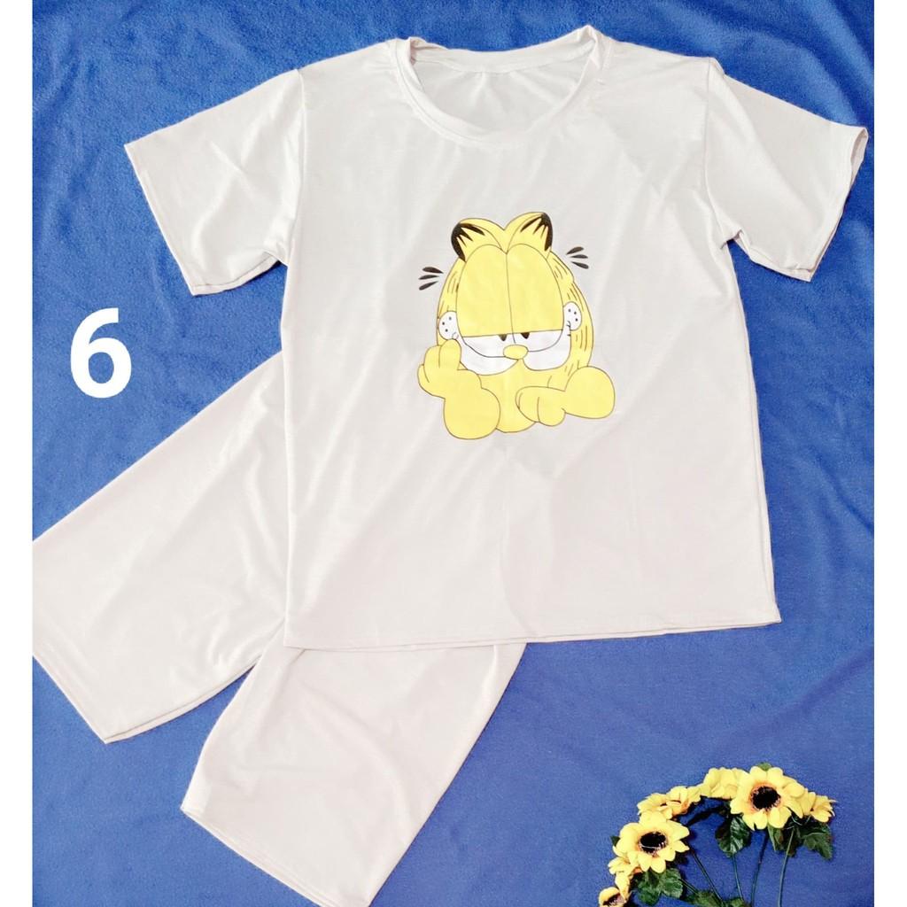 Bộ thun cotton Lững dễ thương - 63kg trở xuống