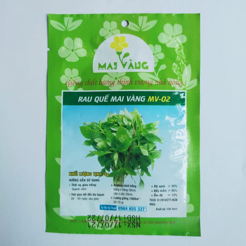 Hạt giống Rau Húng Quế, đóng gói 5gr hoặc 10gr
