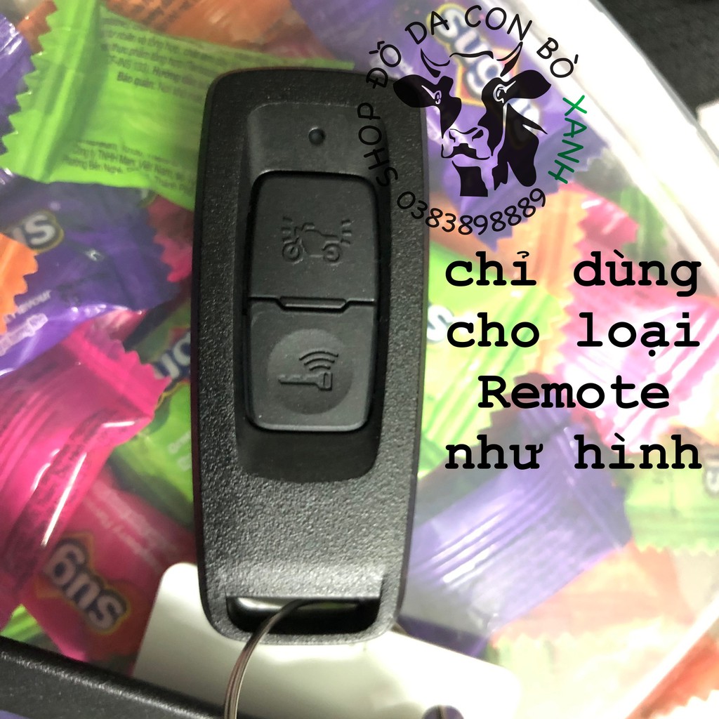 Bao da dành cho chìa Khóa Honda Vision 2021 handmade da thật