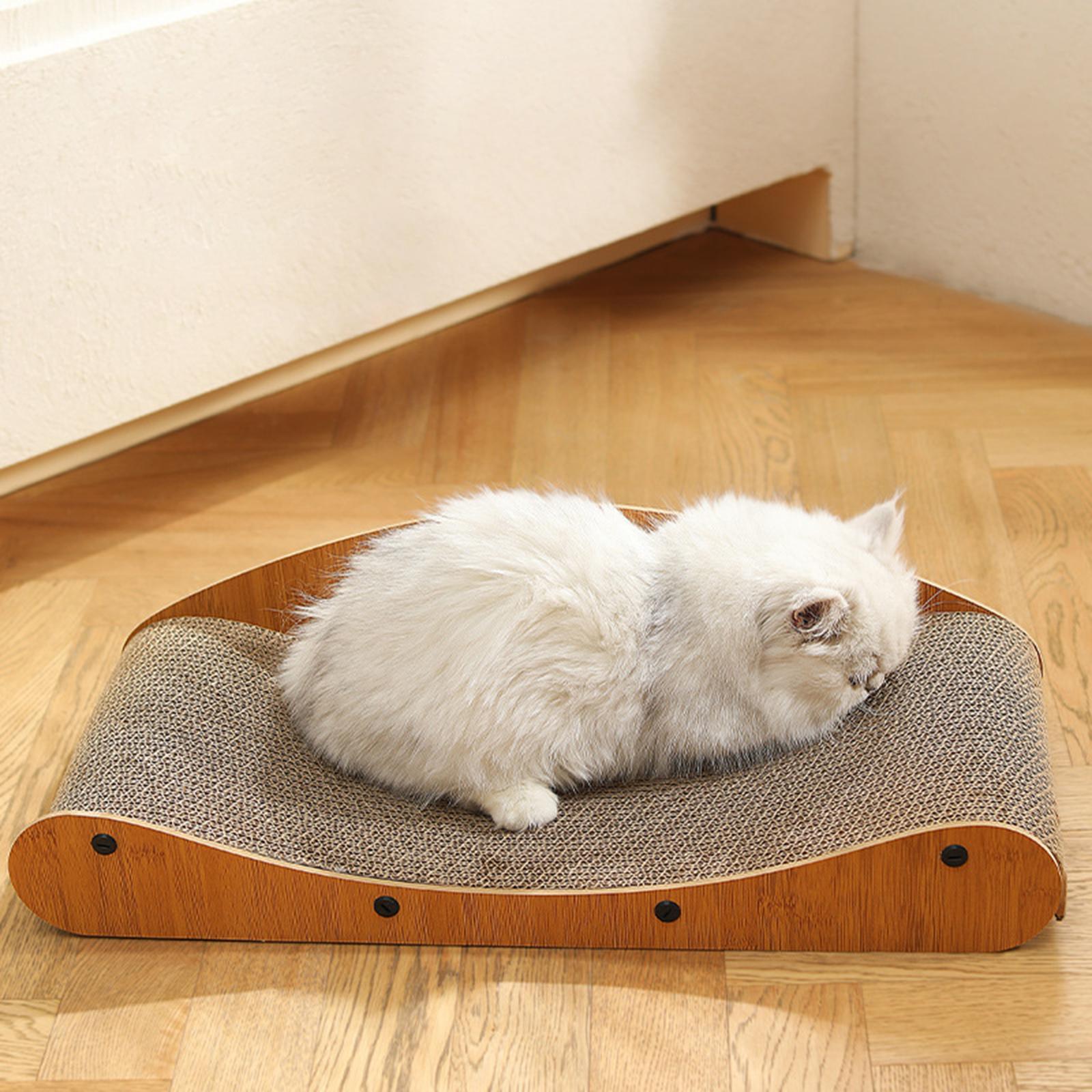 Scratching Lounge Bed Kitty Grinding Claw House Play Cat Scratcher Cardboard