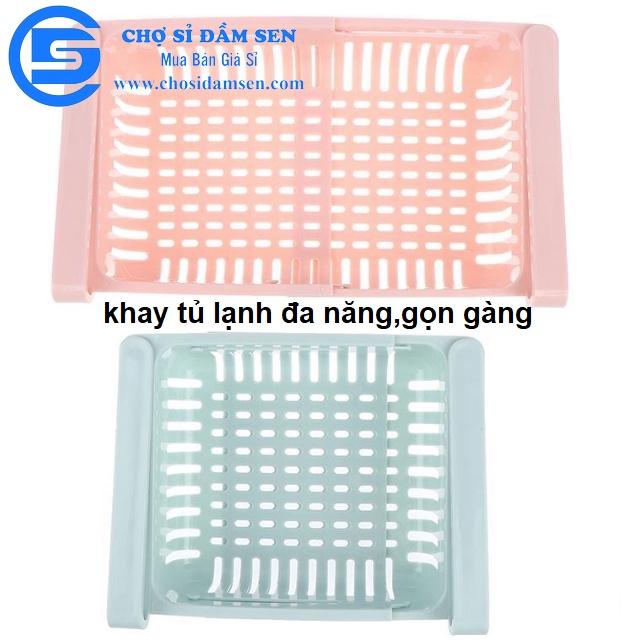 Khay đựng thực phẩm, khay phụ đa năng, tiện lợi cho tủ lạnh,tiết kiệm diện tích G252-KTLDieuChinh