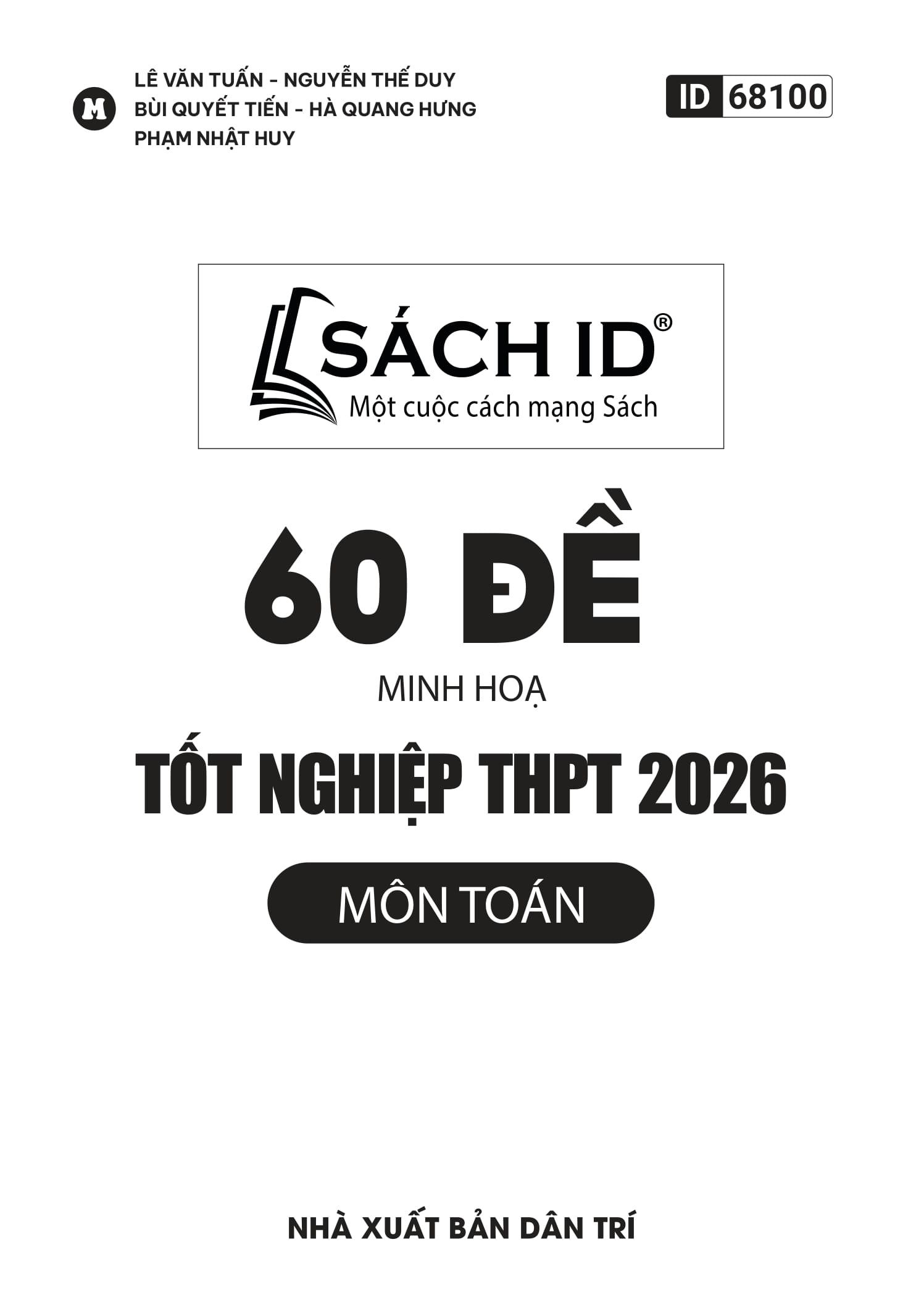 Sách - 60 Đề Minh Họa Tốt Nghiệp THPT 2026 - Môn Toán
