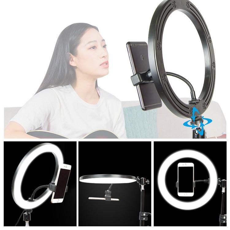 ĐÈN LIVESTREAM 26CM 3 CHẾ ĐỘ ĐỂ BÀN