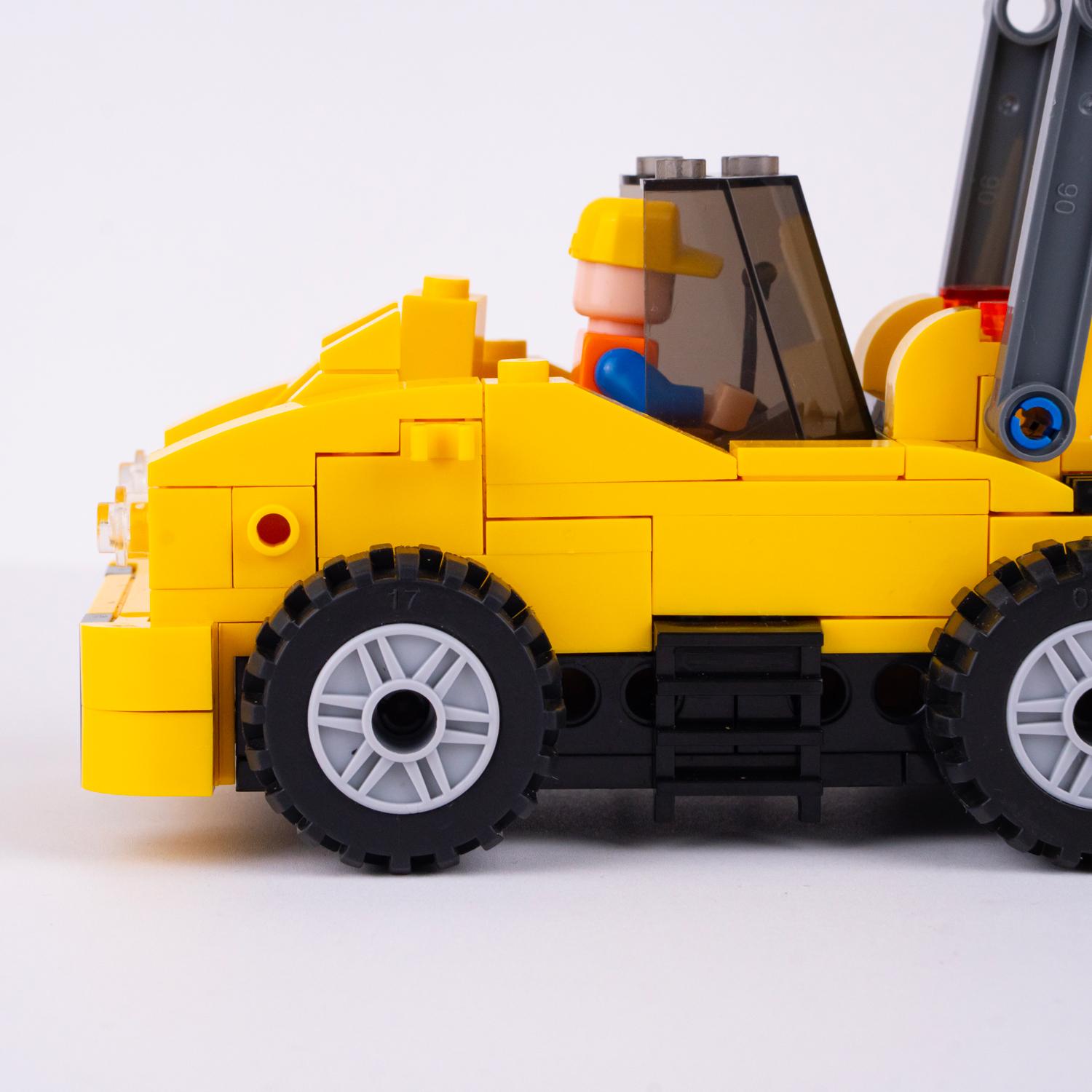 Đồ Chơi Lắp Ráp Máy Xúc Đào Thủy Lực 2 Trong 1 - Hydraulic Excavator - Toys&amp;Joys 8632 (268 Mảnh Ghép)