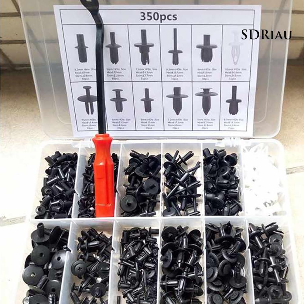 Bộ 350 Đinh Tán Nhựa Xxlgjx Cho Xe Hơi