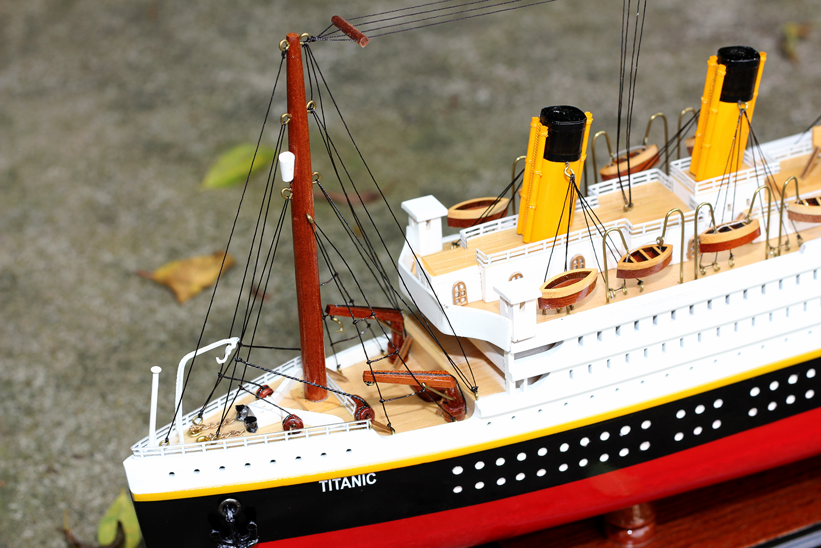 Mô hình tàu Titanic size 60cm (gỗ tự nhiên, hàng xuất khẩu), du thuyền gỗ trang trí, đồ sưu tầm cao cấp