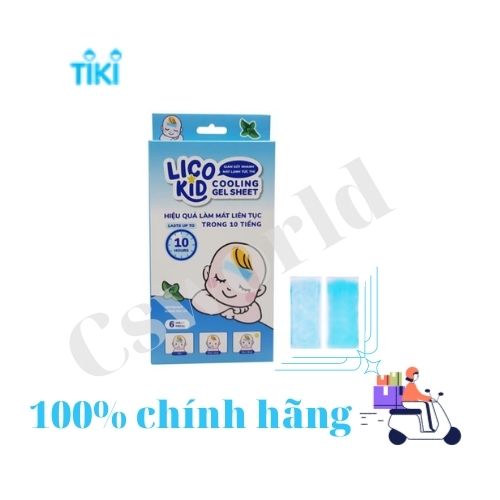 DÁN HẠ SỐT NHANH, GIẢM ĐAU, CHÙM MÁT LẠNH LICO KID TÁO - GÓI 2 MIẾNG