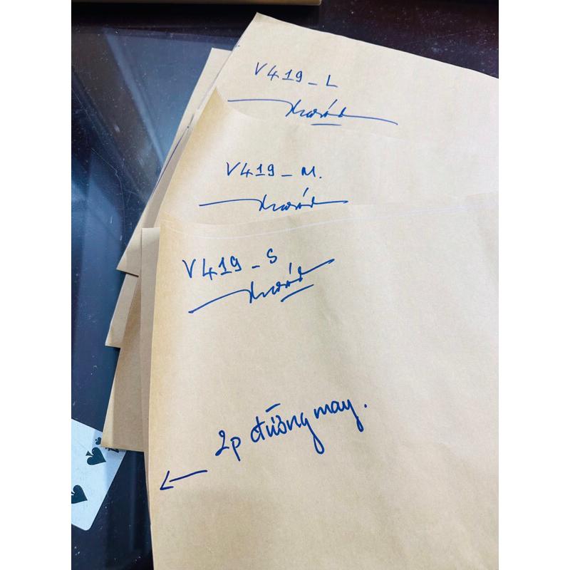 RẬP GIẤY MẪU V419 - RẬP ÁO ĐẦM CỔ YẾM DÂY GỢI CẢM