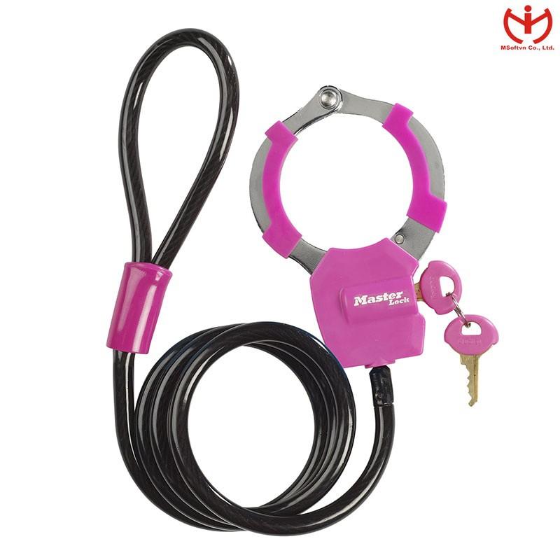 Khóa xe đạp Master Lock 8275 EURDPRO - Dây cáp dài 1m x 8mm dùng chìa