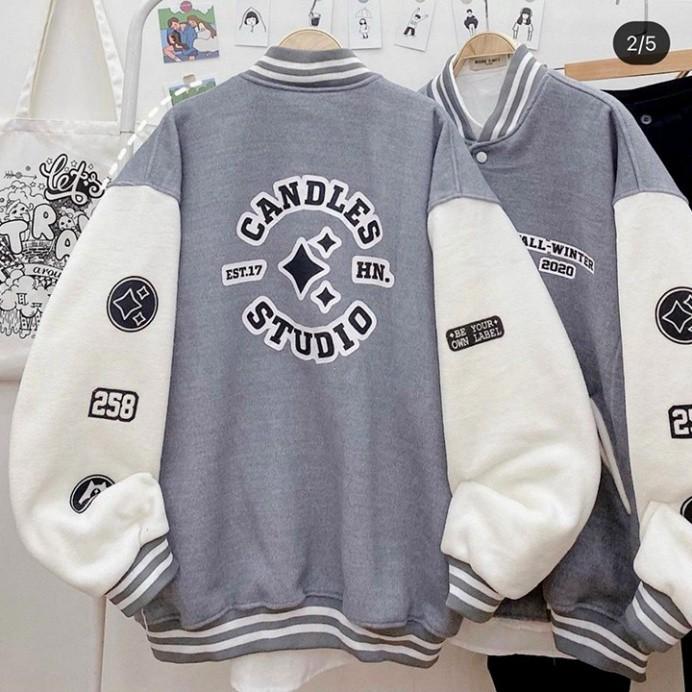 ÁO KHOÁC BOMBER NỈ NGOẠI (HD2470 - Kèm Ảnh Thật) (Bảo Bảo Store