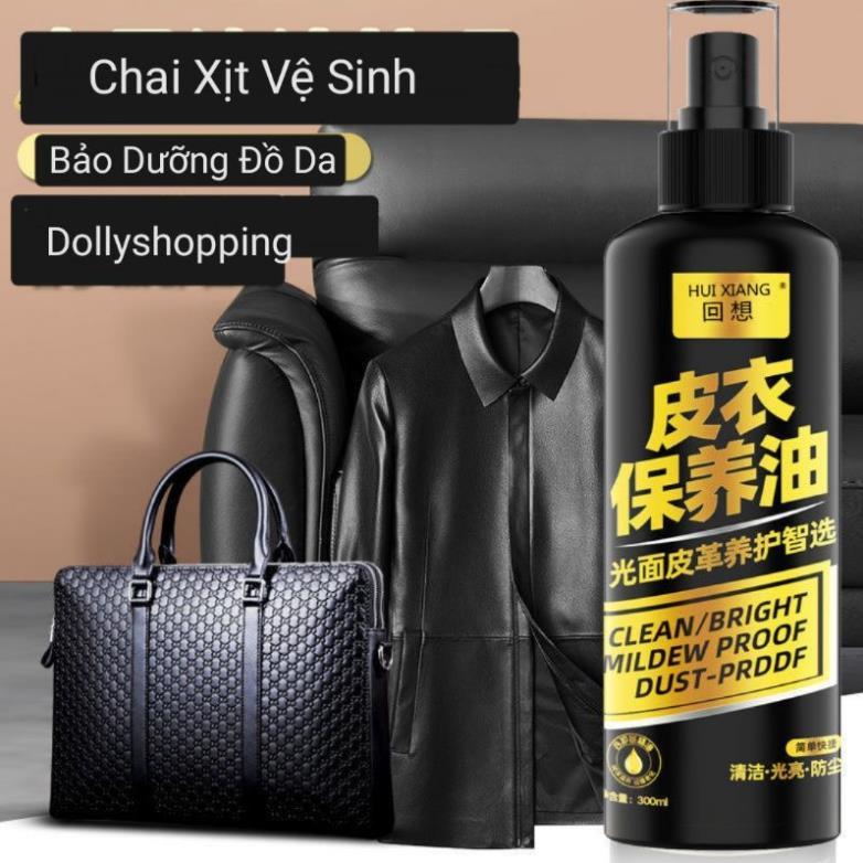 Chai Xịt Vệ Sinh Vết Bẩn, Bảo Dưỡng Đồ Da Đa Năng