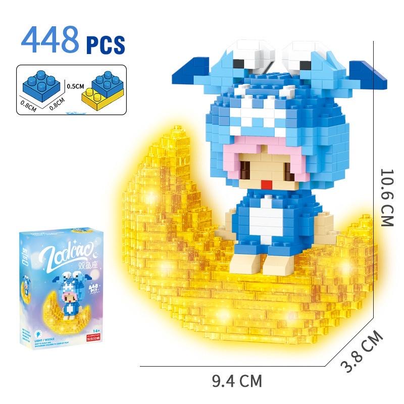 Đồ chơi lắp ráp mini 3D - 12 cung hoàng đạo