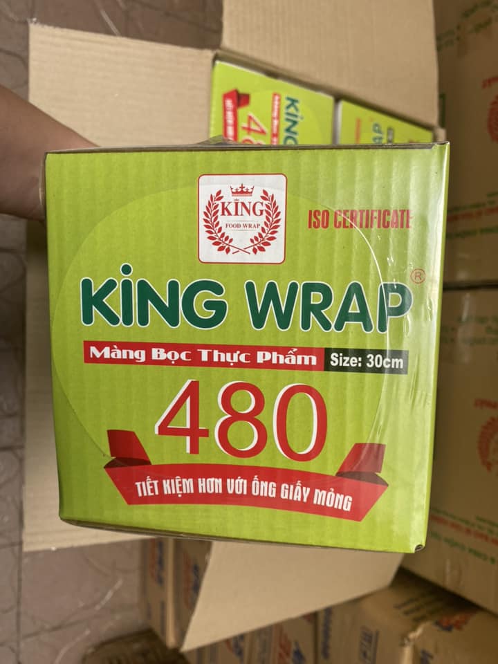 Màng bọc thực phẩm KING WRAP 480 (30cm x 100 mét)