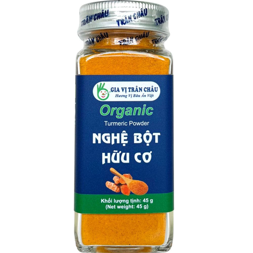 Nghệ bột hữu cơ Trân Châu hũ 50g