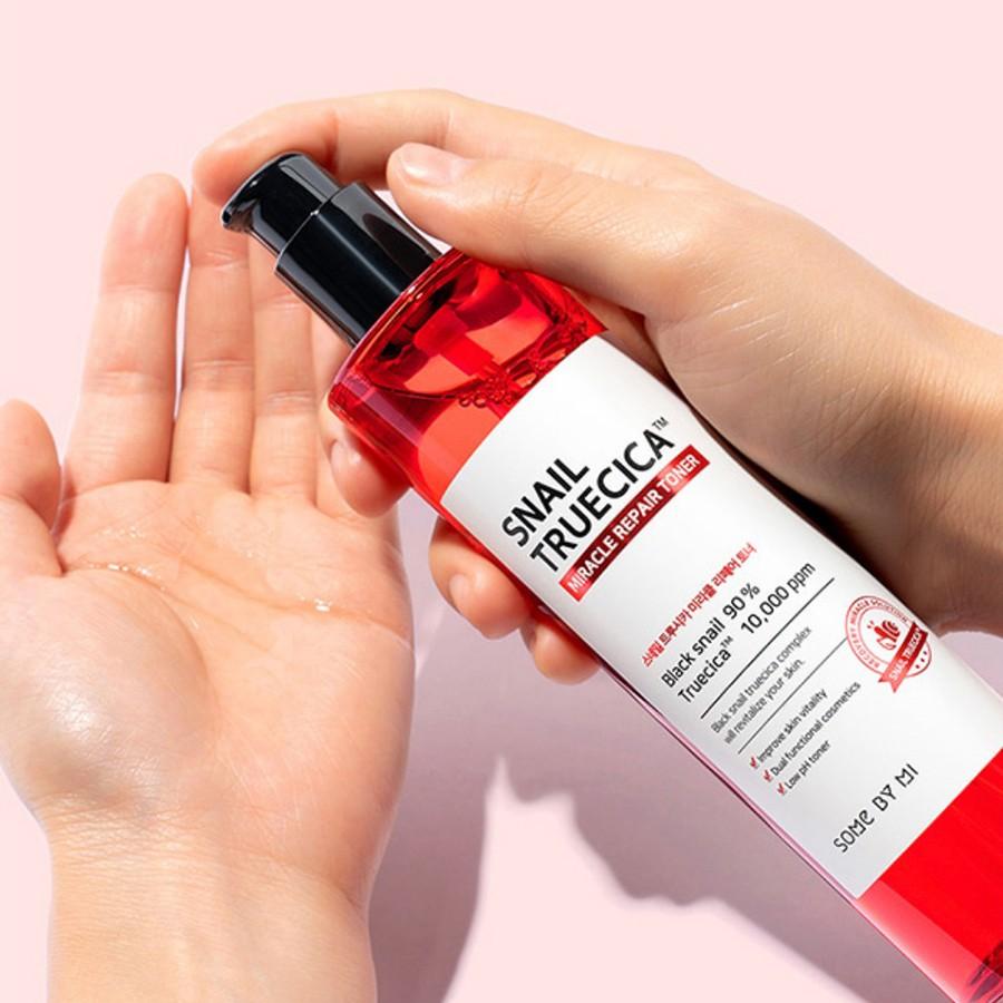 Nước hoa hồng dưỡng trắng da sáng da some by mi Some By Mi Snail Truecica Miracle Repair Toner 135ml