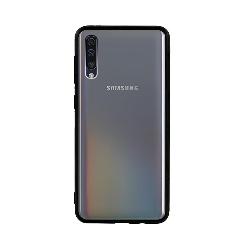Ốp lưng Samsung Galaxy A50 - Bề mặt nhám chống vân tay, lưng cứng, viền TPU dẻo - 02104 - Hàng Chính Hãng