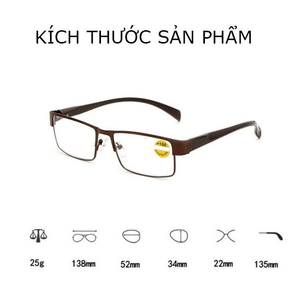 Kính lão thị viễn thị trung niên nam nữ cao cấp cực rõ và sáng chống mỏi chống xước hàng 96 loại I