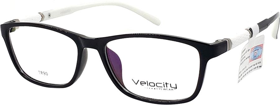 Gọng kính Unisex VELOCITY VL36459 – ĐEN TRẮNG