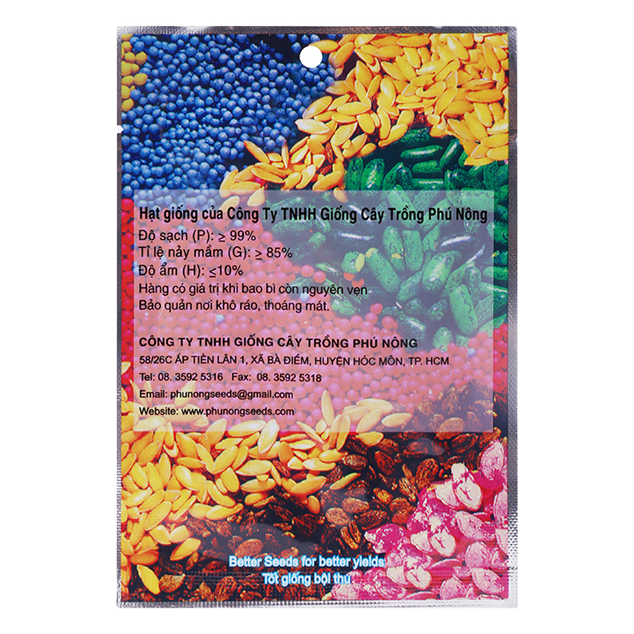 Bộ 2 Gói Hạt Giống Xà Lách Tím Lollo Rossa Phú Nông PN131981