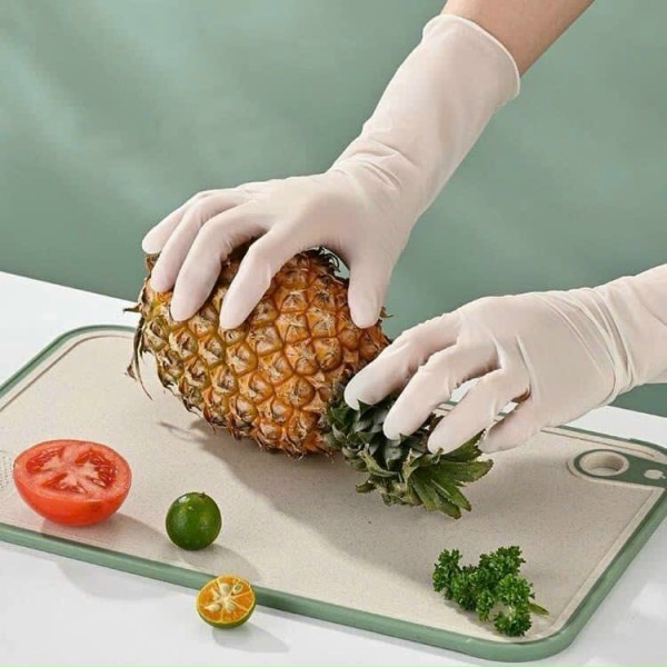 Găng Tay Cao Su Latex Cấp Thực Phẩm Mở Rộng Chống Dầu Chống Axit-Al Găng tay Găng tay rửa bát đĩa- Gia dụng An Tâm