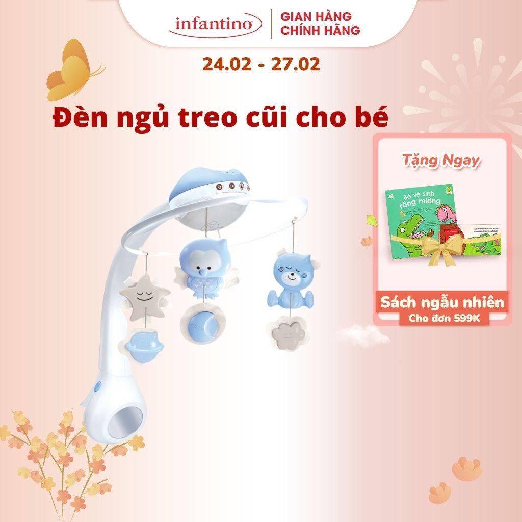 Đèn Ngủ Treo Cũi 3 Trong 1 INFANTINO - 3in1 Projector Musical Mobile