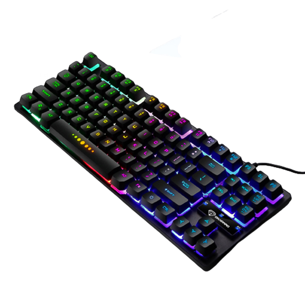 Bàn Phím Giả Cơ Chuyên Game Có Dây Vinetteam Divipard GK-10 87 Phím LED Rainbow - Hàng Chính Hãng