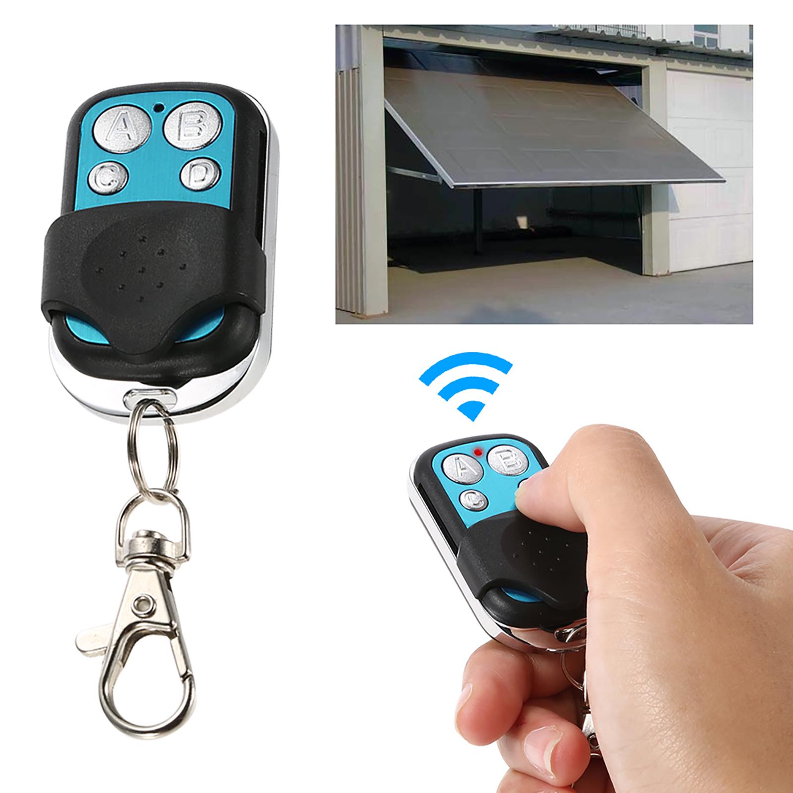 RF Remote Controller ITEAD 433MHz Wireless Control Electric Gate Door 4 Buttons Push Cover Smart Remote Controller for Sonoff RF 433Mhz Controlled Devices Wall Light Switch And Wireless Smart Switch Module Key Fob Controller 1527 Chip