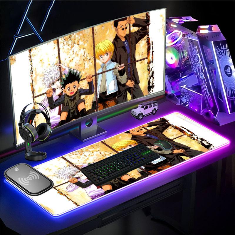 Đảm Bảo Chất Lượng Hoạt Hình Sáng Tạo Sạc Không Dây Khóa Cạnh Miếng Lót Chuột Game Khóa Cạnh Dày Chống Trơn Trượt Chống Mài Mòn Chống Bẩn