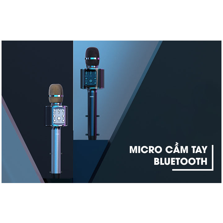 Micro Karaoke Bluetooth Remax K05 tích hợp giá đỡ điện thoại - Hàng nhập khẩu