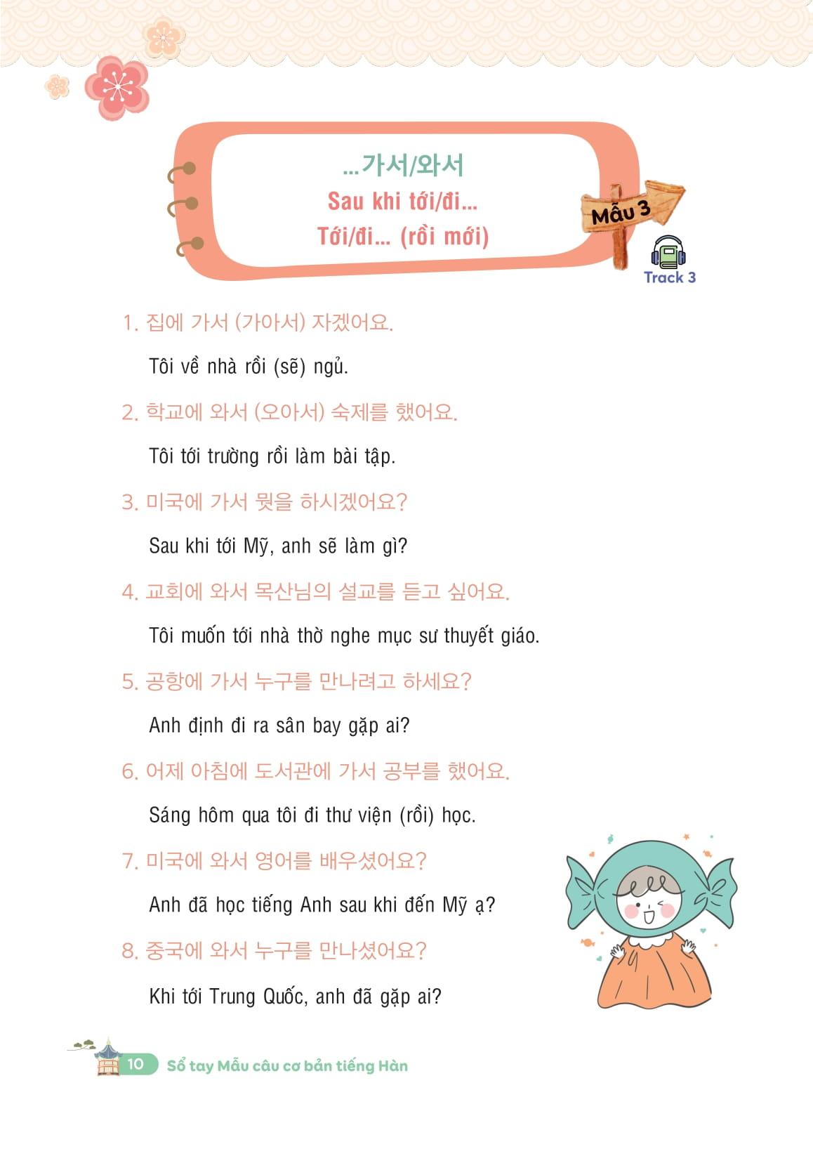 Sách - Sổ Tay Mẫu Câu Cơ Bản Tiếng Hàn - 한국어 기본문형