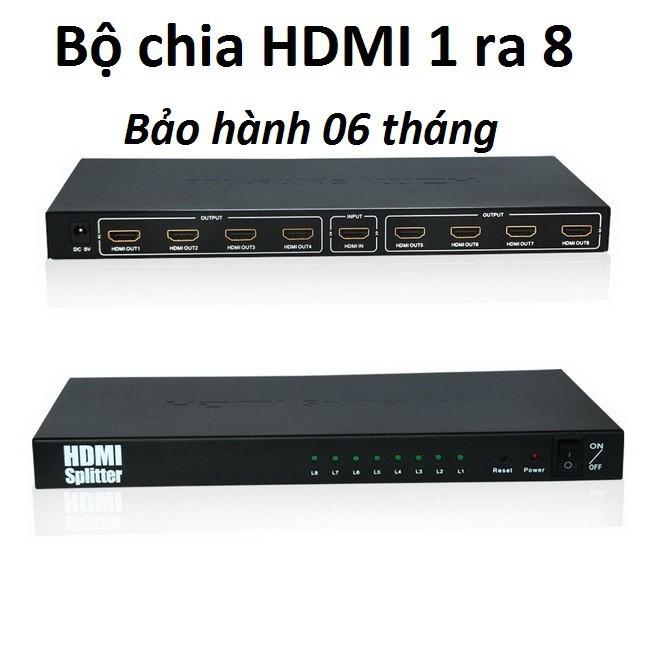 BỘ HUB CHIA HDMI 1 CỔNG HDMI RA 8 CỔNG HDMI