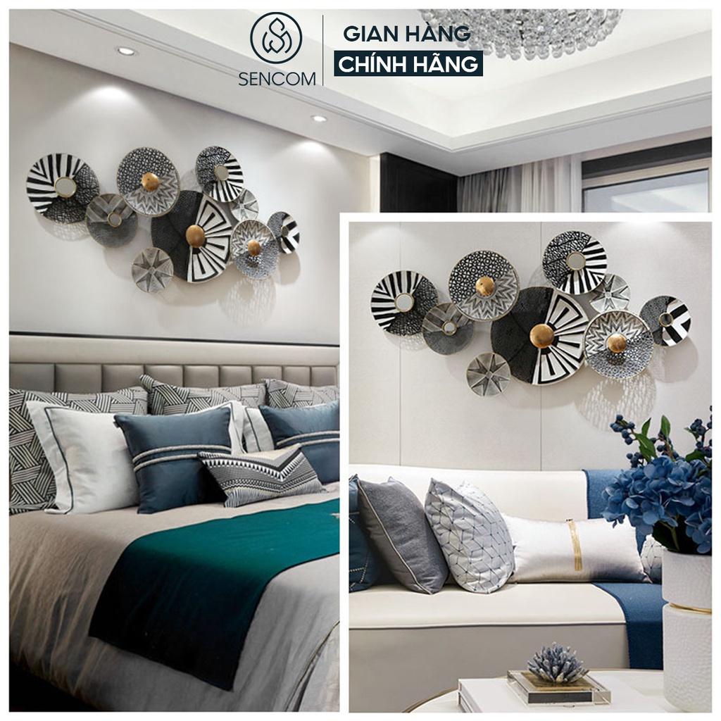 Tranh sắt treo tường nghệ thuật SENCOM đồ vật decor trang trí nhà cửa mã 2224