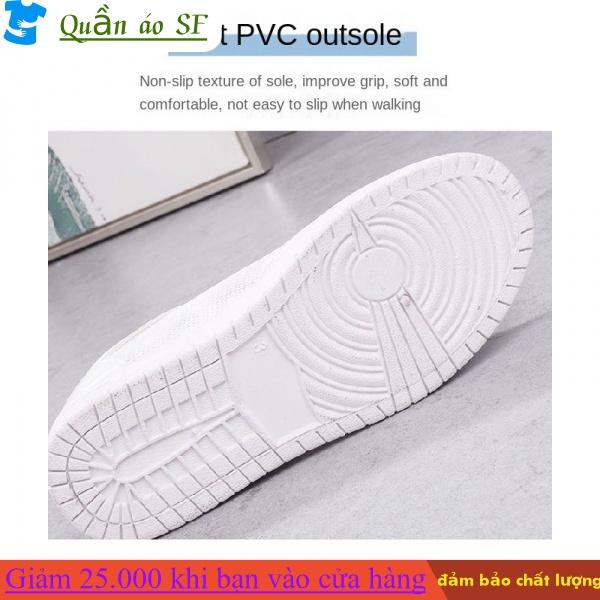 【Quần áo SF】White Shoes Women's Shoes New All-Matching Hollow Breathable Mesh Canvas Sports Board Shoes Mesh Surface Shoes Thin oAPo